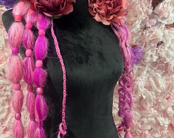 Puffy Hair Falls in Hot Pink