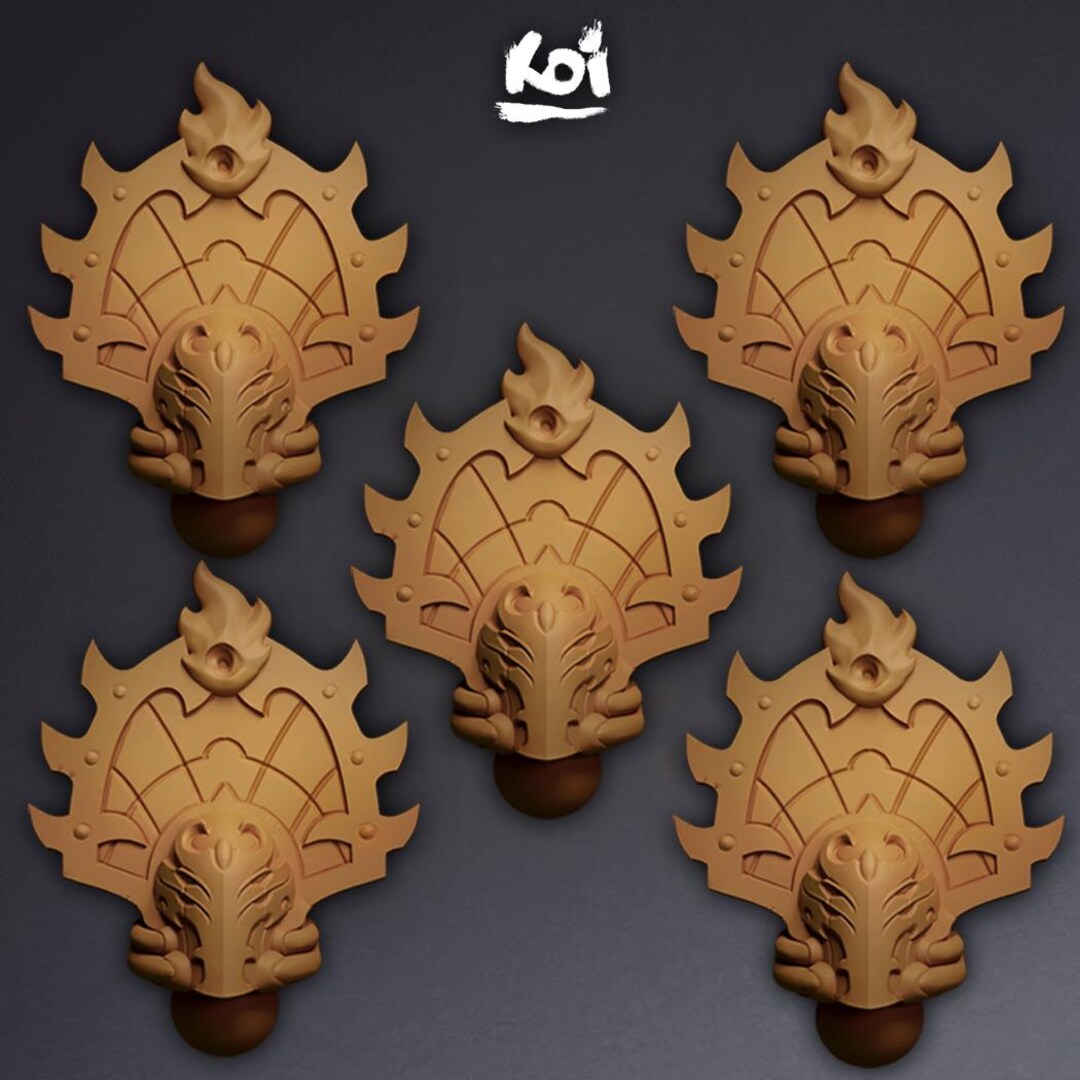 Warp Allseers - Miniature Heads Type 4 | 42mm | Wargaming | Kit Bashing ...