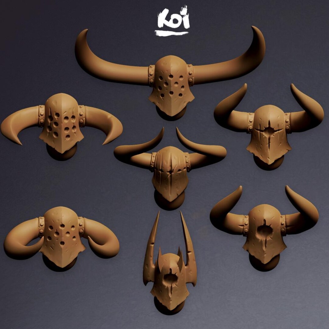 Ravagers of the North - Miniatures Heads | 42mm | Custom | Rpg ...