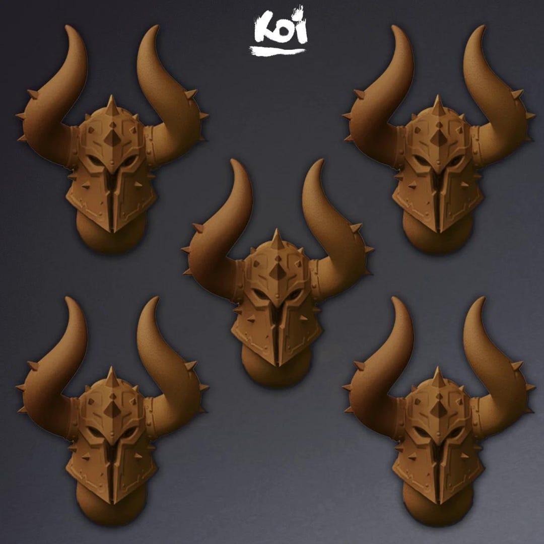 Dark Champions - Miniature Heads T.4 | Chaos | Darkness | Warriors ...