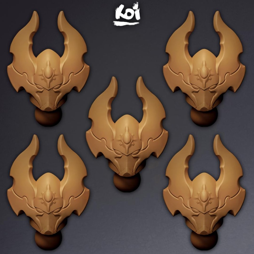 Warseers - Miniature Heads Type 7 | 42mm | Wargaming | Kit Bashing ...