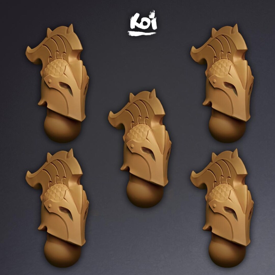 Dragon Knights - Miniature Heads Type 2 | 42mm | Wargaming | Kit ...