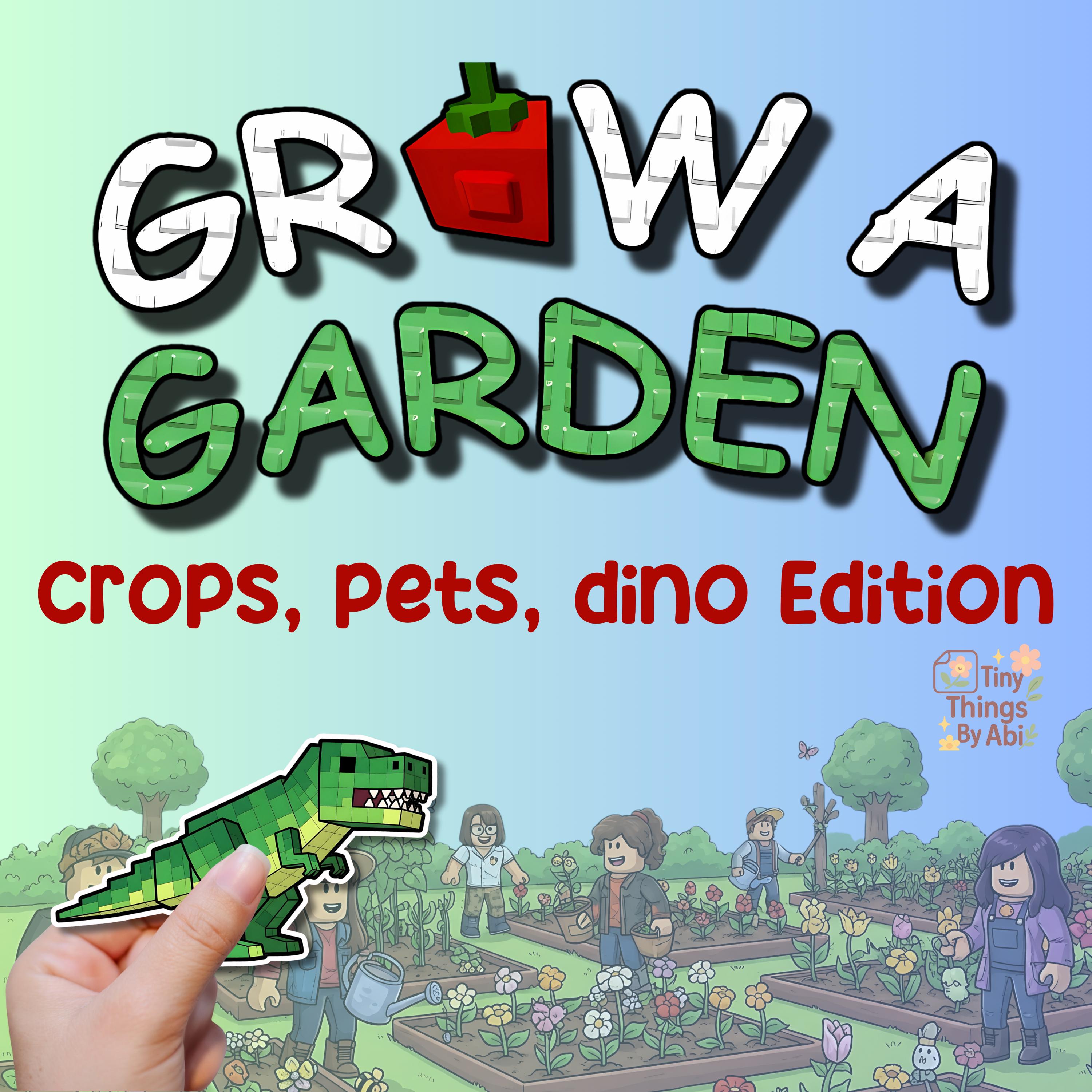 Grow a Garden Sticker: Waterproof Vinyl Roblox Stickers - Etsy