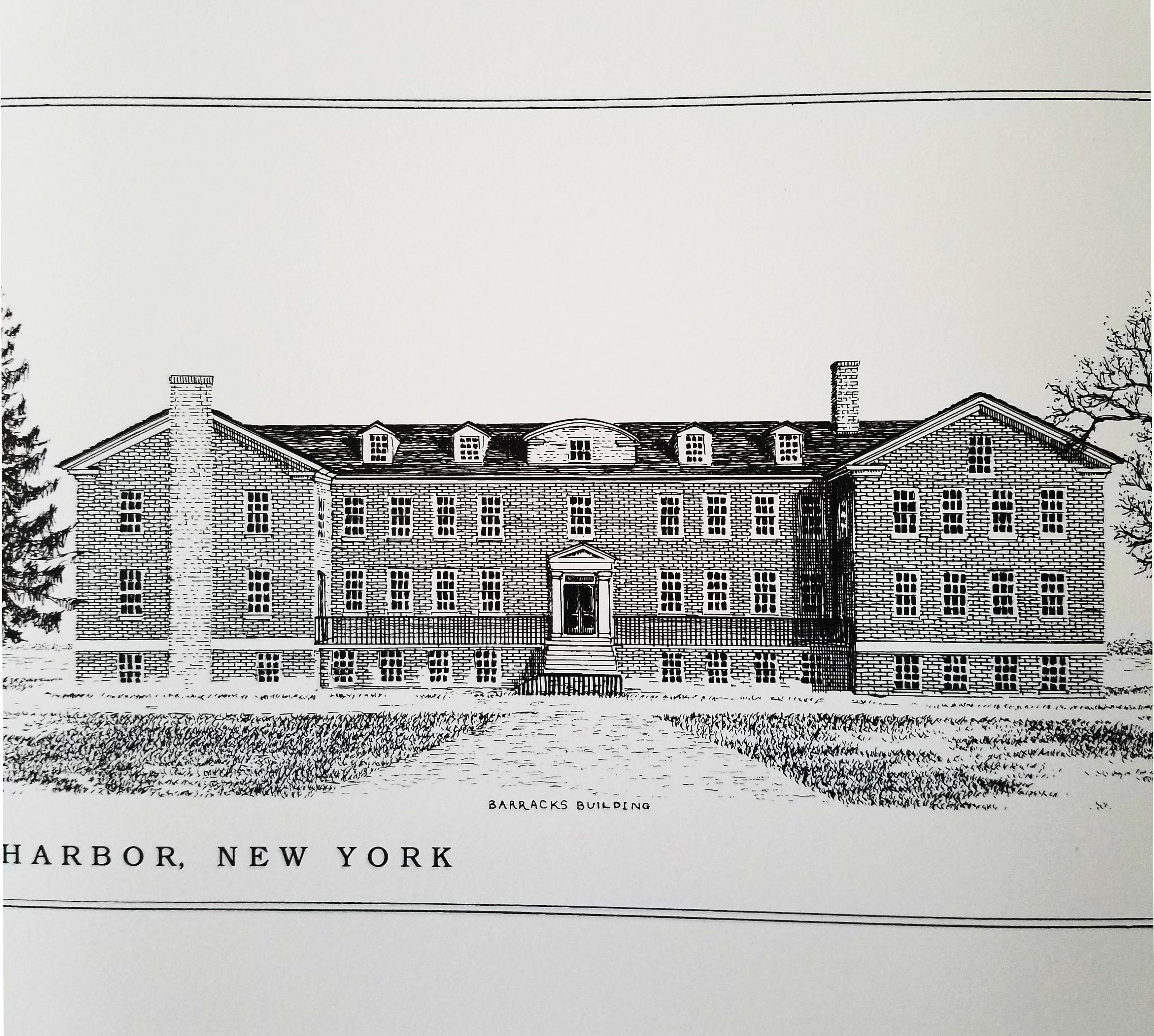 Madison Barracks Print Sackets Harbor New York Historical Etsy UK