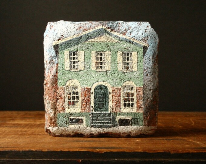 15 S. Main St. Pittsford, NY Painting on Brick Maribel Maxon Etsy