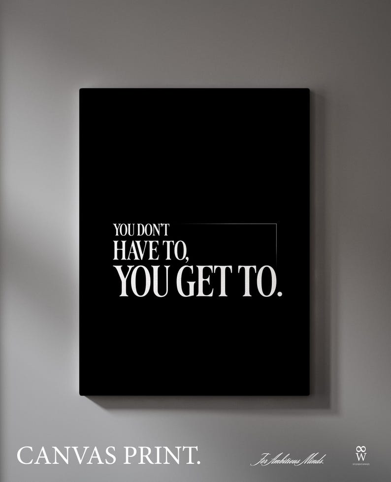 Impresión en lienzo, arte mural motivacional para el gimnasio, cita sobre disciplina en el entrenamiento, decoración para una mentalidad fitness, tapiz minimalista, obra de arte con cita inspiradora imagen 1