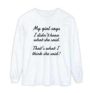 Unisex Garment-dyed Long Sleeve T-Shirt