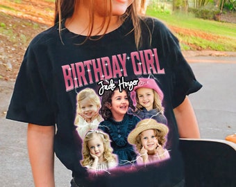 Custom Bootleg Kids Shirt, Custom Photo Vintage Graphic 90s Tshirt, Custom Photo Shirt, Birthday Bootleg Tshirt, Funny Gift For Kids