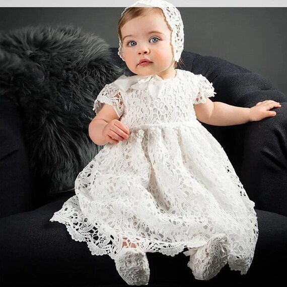 christening party dresses Hetiso Beige Baptism Infant Baby Girl Dresses Kids Party Dress Christening  Dresses Newborn First Birthday Outfits Size 3-24 Mont