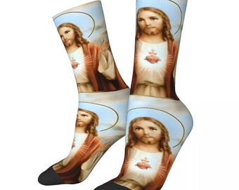 Religion Love Jesus Socks Male Mens Women Summer Stockings Hip Hop
