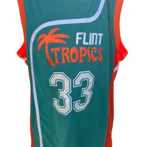Vintage 90s Flint Tropics Jackie Moon #33 Basketball Jersey