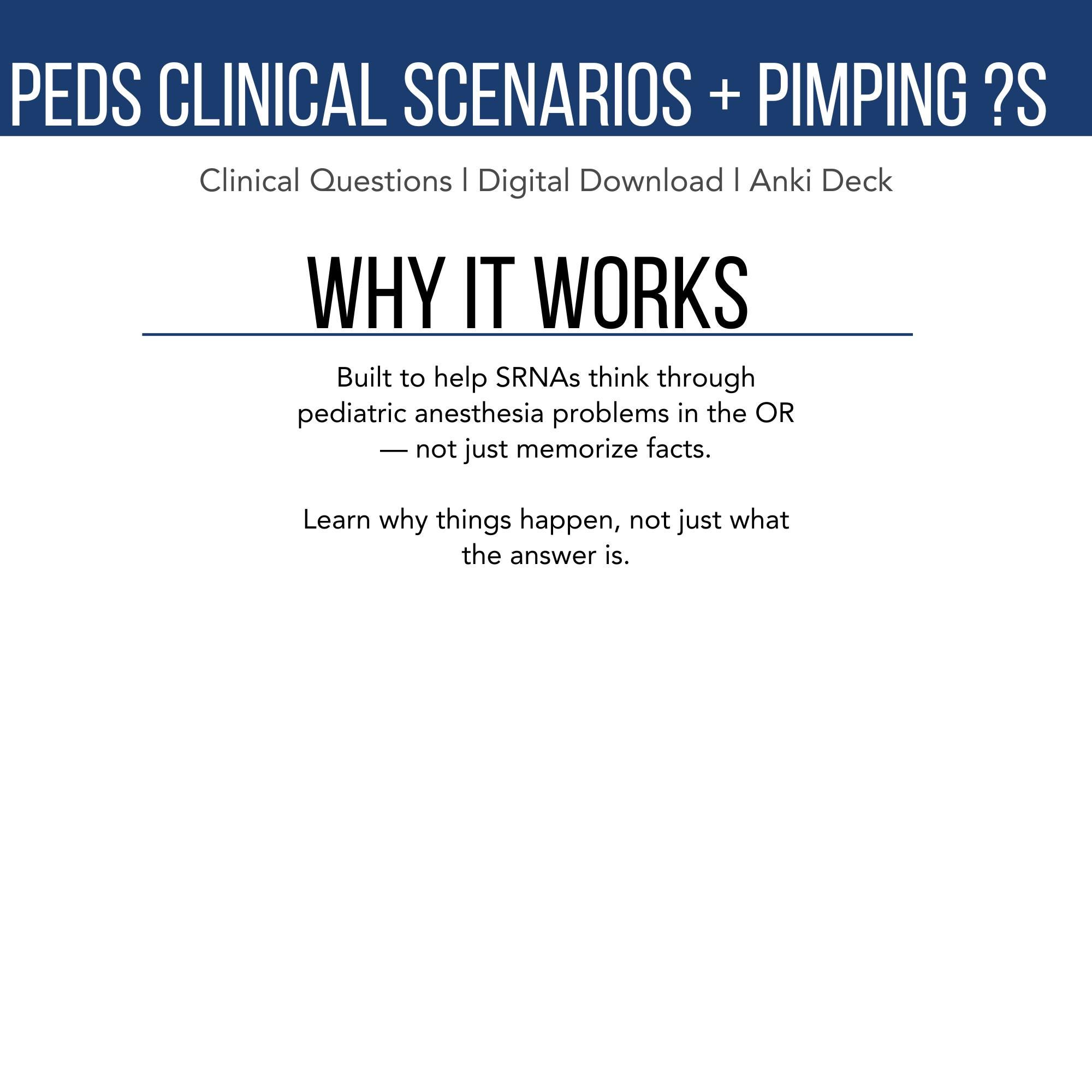 Pediatric Anesthesia Study Guide | 100 Pimping Questions, Scenarios ...