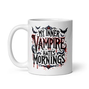 White glossy mug