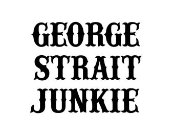 George strait svg | Etsy