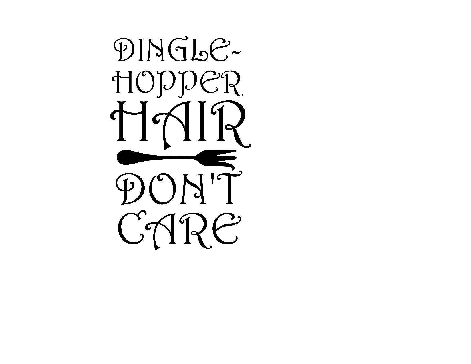 Little Mermaid SVG Dingle Hopper Hair SVG Silhouette studio | Etsy