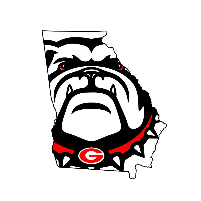 Georgia Bulldogs SVG Dawg State SVG Go Dawgs SVG Silhouette | Etsy