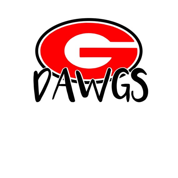Georgia Bulldogs SVG G Dawgs SVG Go Dawgs SVG Silhouette | Etsy