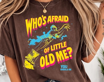 Vintage Horror Graphic Tee, Dark Humor Quote T-Shirt, Grunge Retro