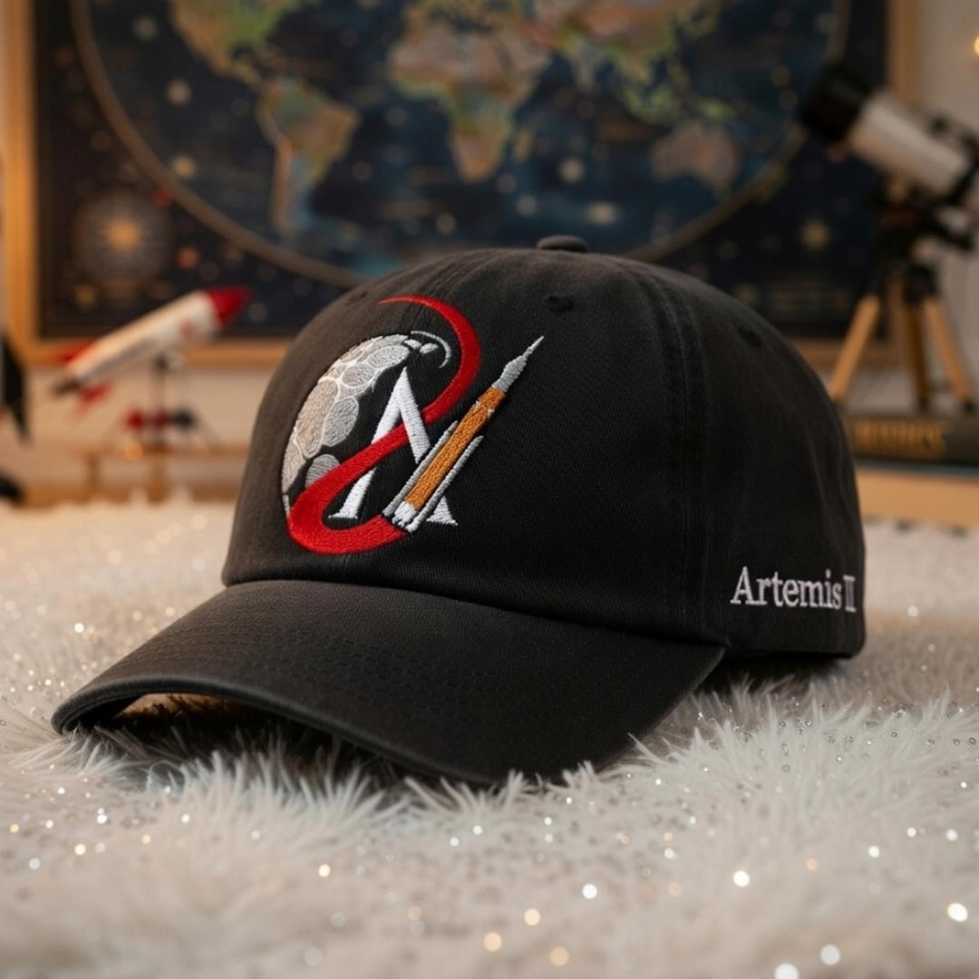 Artemis II to the Moon and Beyond Embroidery Cap, Artemis II Mission ...