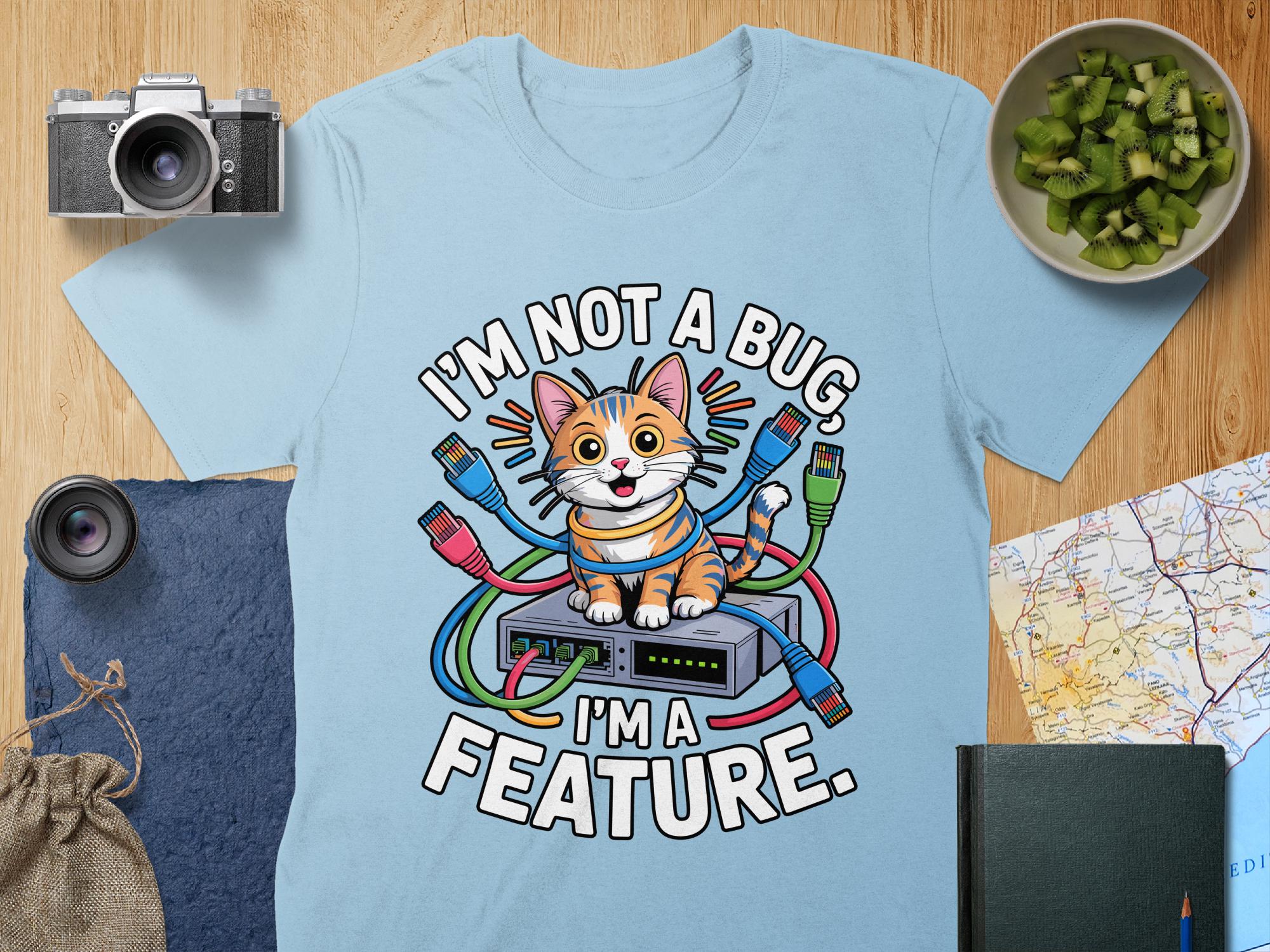 Camiseta De Gato Informático – Regalo Original Para Programadores Y Científicos De La Computación, Diseño Divertido