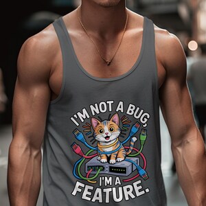 Funny Cat Developer Shirt: Nerdy Coding Humor Tee for IT Pros