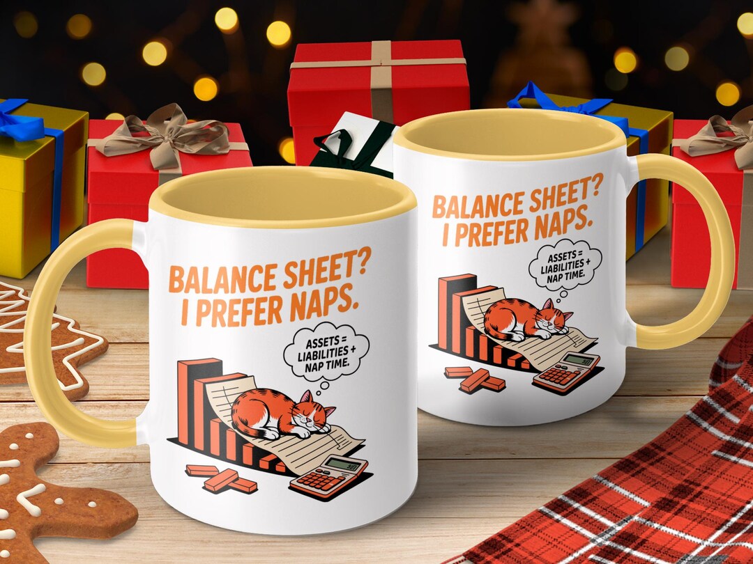 Funny Accountant Cat Mug  CPA Gift, Finance Humor Coffee Cup for  Bookkeepers & Cat Lovers - Etsy