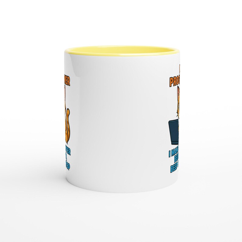 Funny Programmer Cat Mug – Coding Humor Gift for Developers, IT & Tech ...