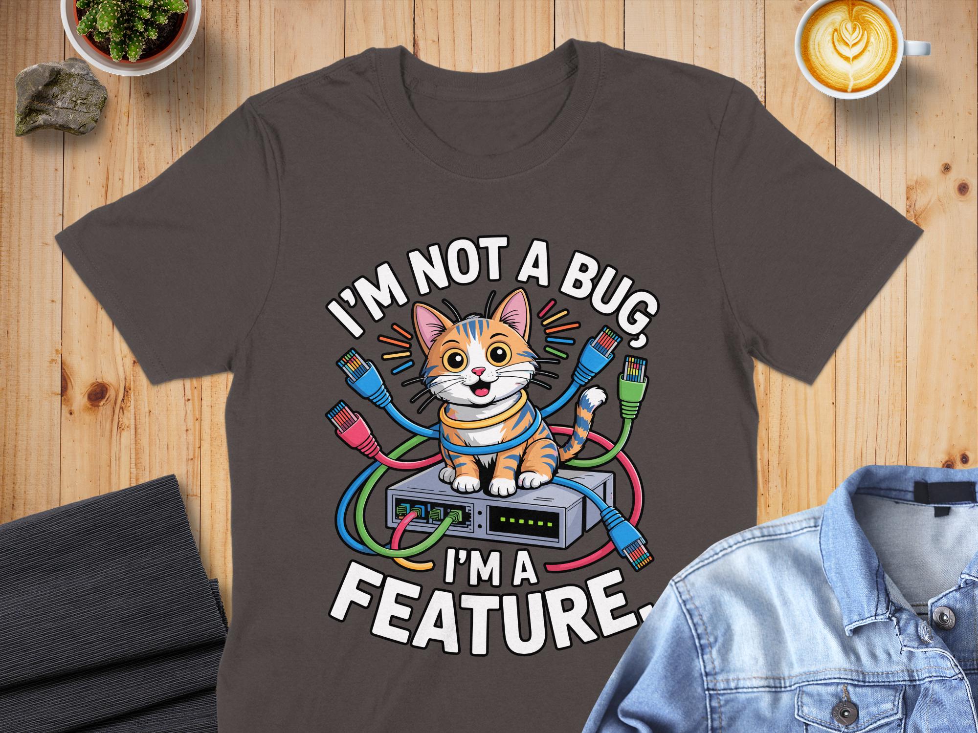 Gato computador gatito informático regalo Camiseta