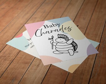 Minimalist Baby Shower Games Bundle, Gender Neutral, Printable (Digital Download) LS3421