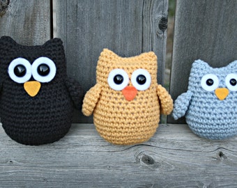 Crochet Owl Family Pattern- Amigurumi