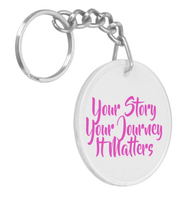 End Child Sexual Abuse Acrylic Double-Sided Key Chain