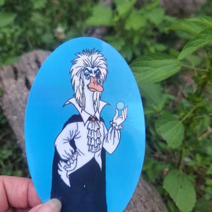 Jim Henson Labyrinth Jareth Inspired comic style Parody Sticker