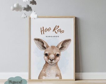 Bush Babies Kangaroo Nursery Print - Matte
