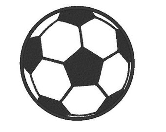 Soccer Ball 4x4 Applique Embroidery Machine Design-Instant Download