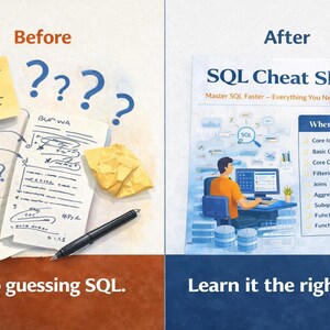 Aide-mémoire SQL pour débutants | Guide de référence rapide SQL avec exemples | Guide d'étude à télécharger au format PDF image 5
