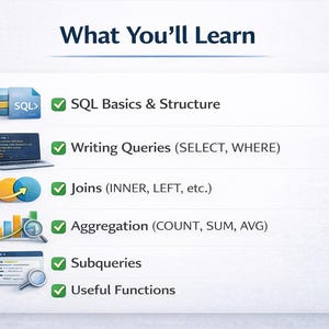 Aide-mémoire SQL pour débutants | Guide de référence rapide SQL avec exemples | Guide d'étude à télécharger au format PDF image 2