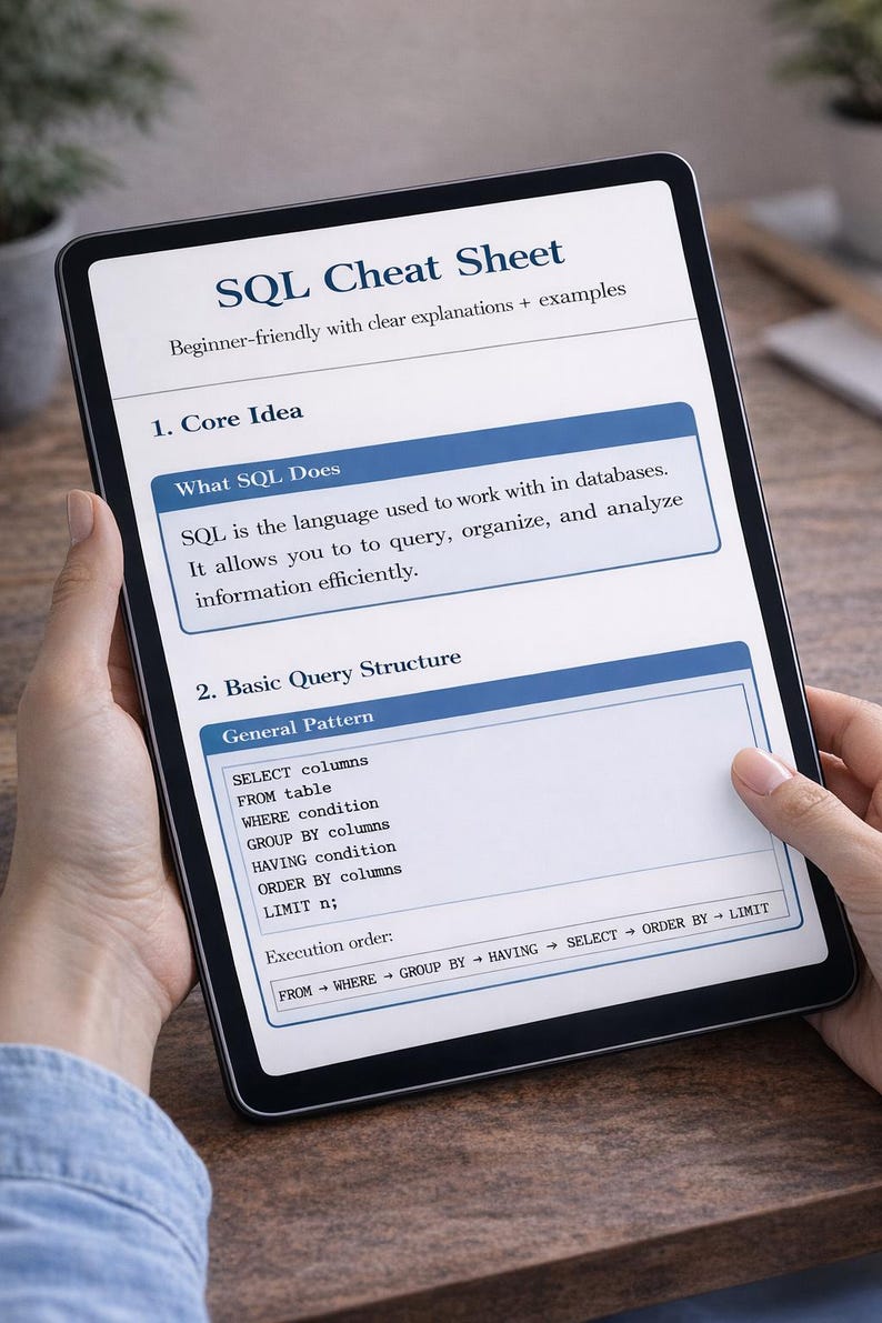 Aide-mémoire SQL pour débutants | Guide de référence rapide SQL avec exemples | Guide d'étude à télécharger au format PDF image 3