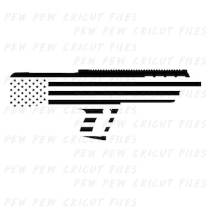 IWI TS12 Shotgun USA SVG - Gun Cricut Files - iwi Silhouettes - Shotgun Vektor - American Flag
