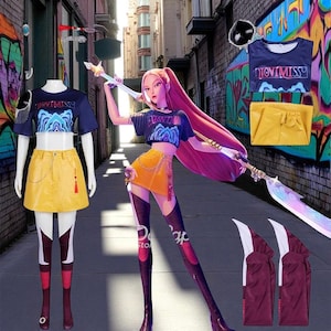 2025 K-Pop Mira Dämonenjäger Bühne Cosplay Kleidung Kostüm Party Girl Gruppe Idol Rollenspiel Outfit Frauen Sexy