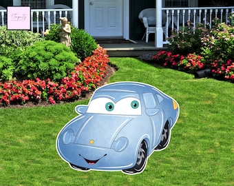 Cars Birthday Party Cutout, Baby Shower Decor (Digital Cutout)