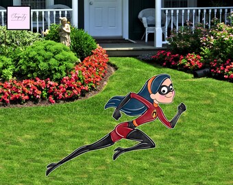 The Incredibles Yard-uitsparing, decor verjaardagsfeestje (digitale afdrukbare)