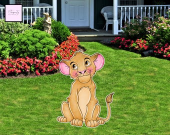 Simba Lion King Cutout Standee, Party Decor (Digital Cutout)