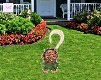 Maui Moana Birthday Cutout, Party Decor (Digital Download)