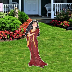 Mother Gothel Cutout, Tangled Party Decor (Digital Download)