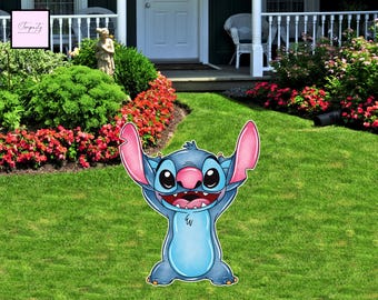 Stitch Cutout Standee, Party Decor Prop (Digital Download)