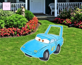 Cars Birthday Party Cutout, Baby Shower Decor (Digital Cutout)