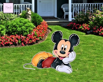 Mickey Mouse Birthday Cutout, Party Decor (Digital Download)