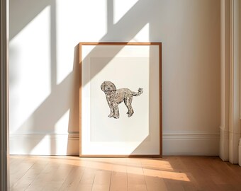 Mehrfarbige, handillustrierte Tierportraits: Katzen- und Hundeportraits (Digitaler Download, PetsbyNico)