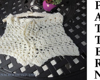 Chicks Crochet shorts  lace in PDF, digital only, sizes from S to XXL.