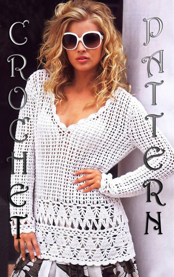 Woman Summer Cardigan Cover up Crochet 